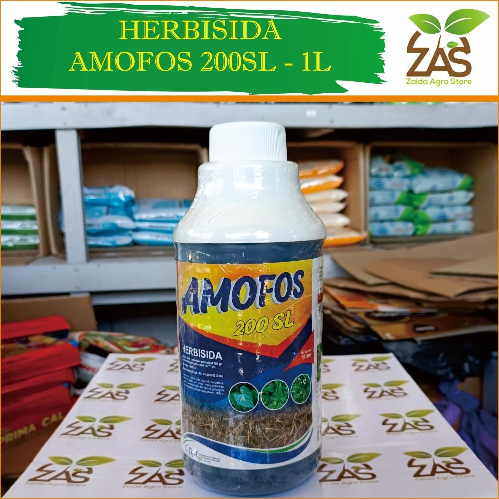 AMOFOS 200 SL - 1 LITER - HERBISIDA - RACUN RUMPUT LULANGAN