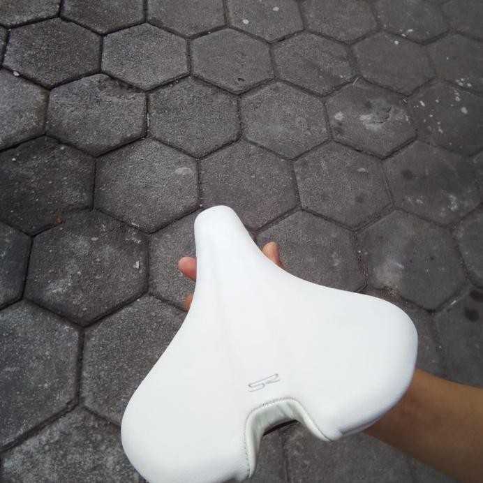 Part Sepeda Saddle Sepeda Putih Kulit Selle Royal Seta White Mtb Roadbike Seli Rb