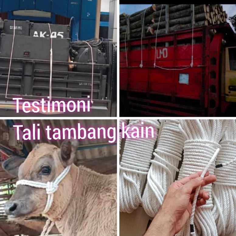

Tali tambang kain.. warna putih tissu.. no 10mm panjang 28 meter