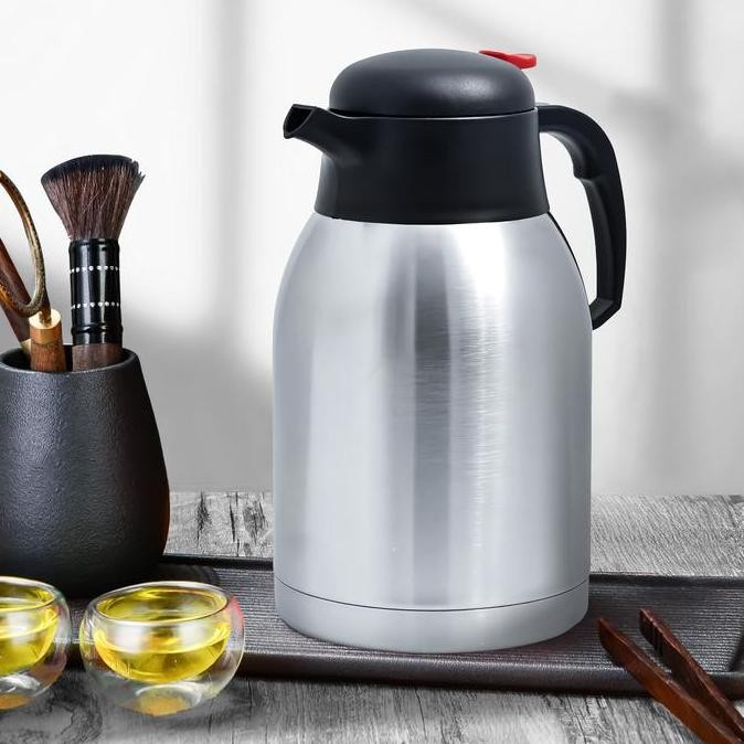 Sale Termos Teko Tea Teh Kopi 1.5 Liter Vacuum Flask Bottle Stainless Steel Premium Tahan Panas & Di