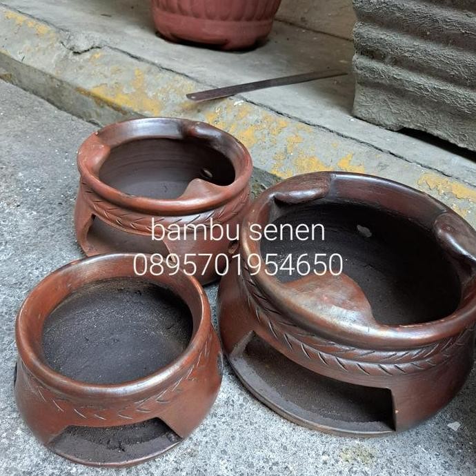 New Tungku Tanah Liat Model Pendek Besar No.1