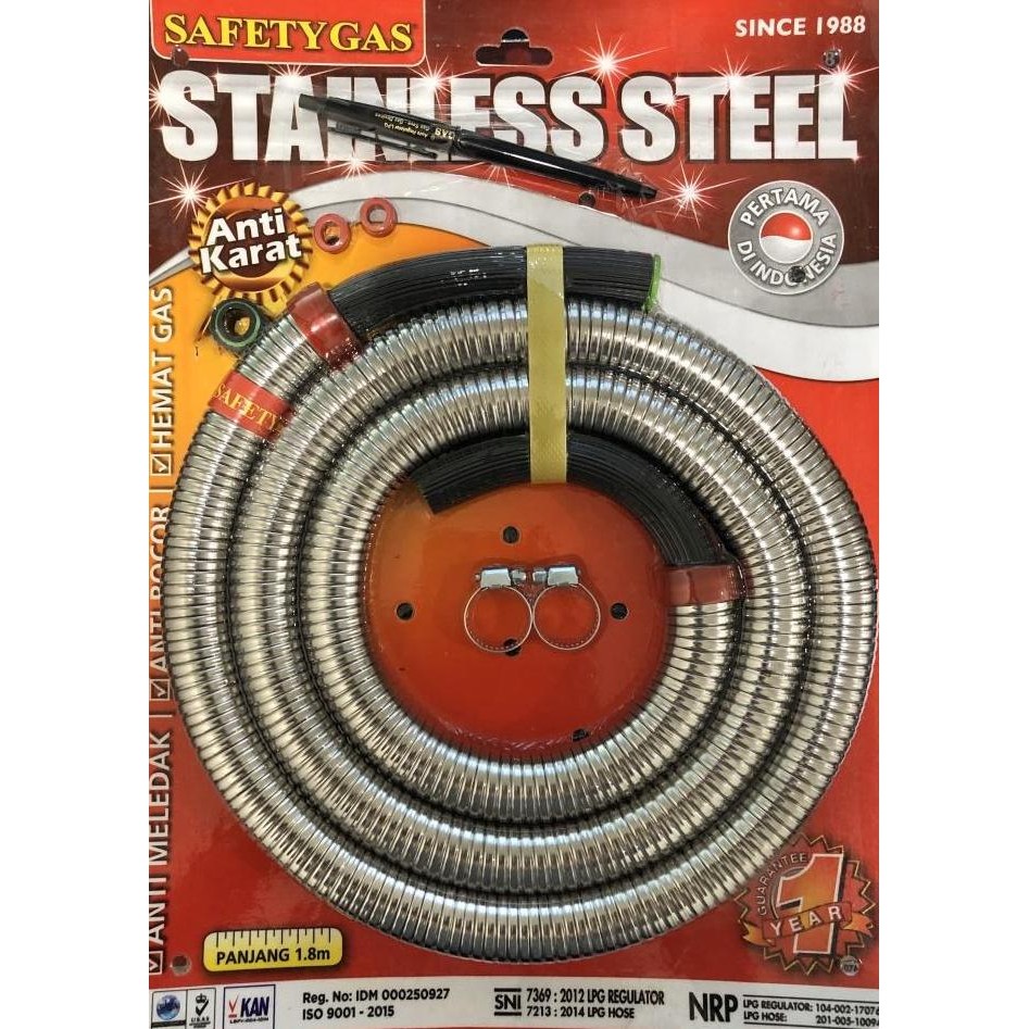 Promo Selang Gas Selang Lpg Safety Gas Stainless Steel