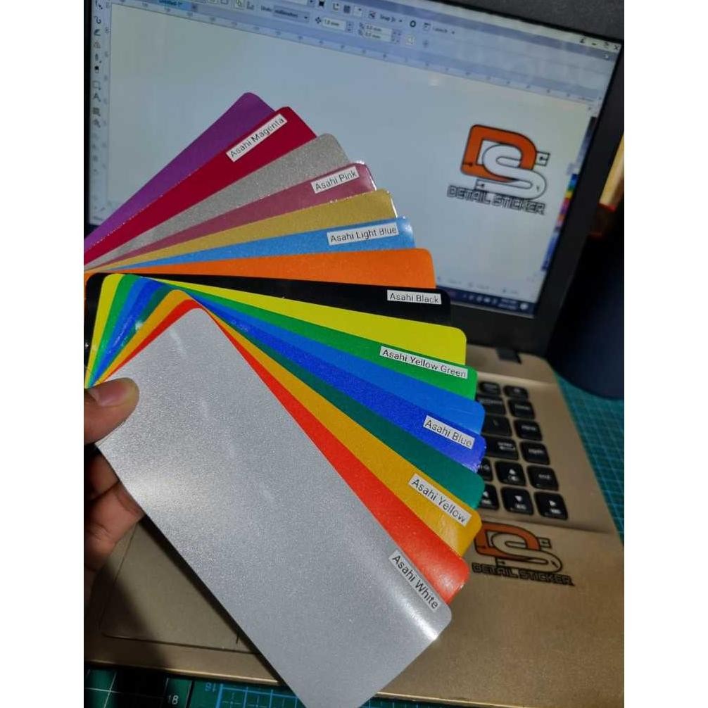 

Ad-532 Sticker Stiker Scotlight Scotlite Asahi Reflective Meteran Ad-532