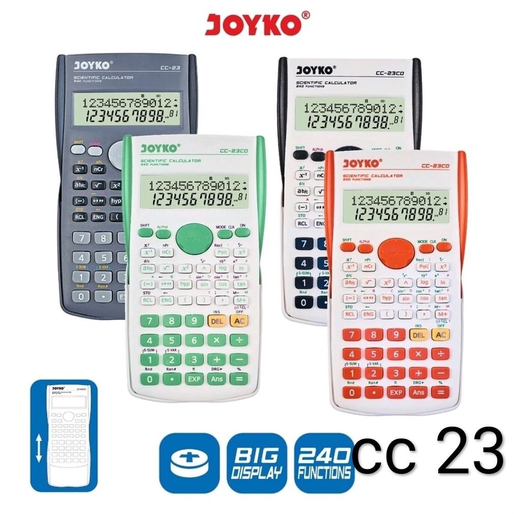

kalkulator joyko scientific cc 23 240 fungsi DiM