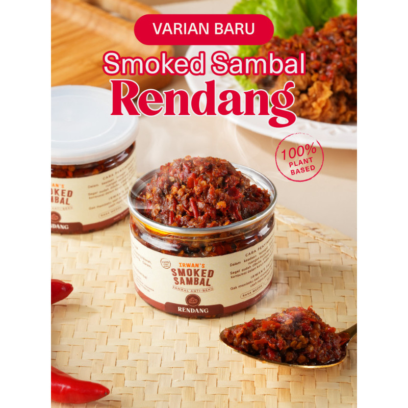 

Irwan's Smoked Sambal - Sambal Aroma Rendang | Homemade Sambal Goreng Sehat dan Praktis