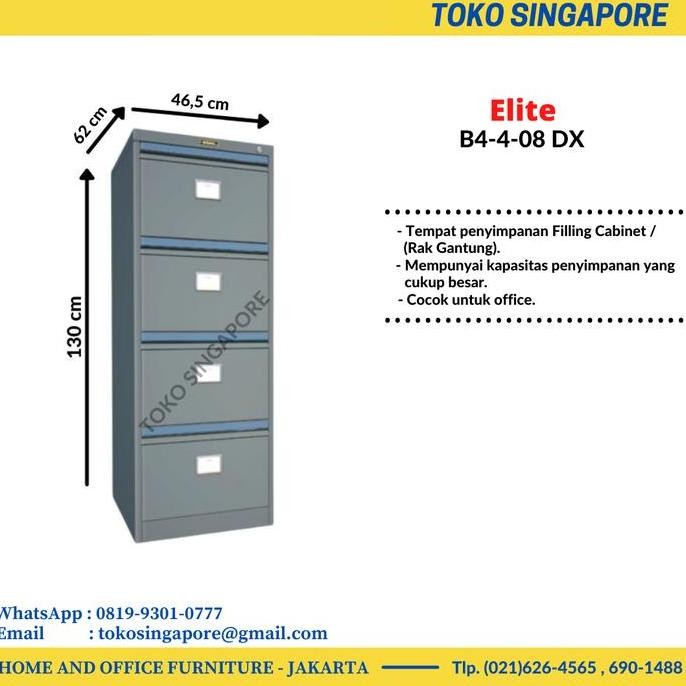 TERLARIS - Filling Cabinet Elite Type B4-4-08 DX