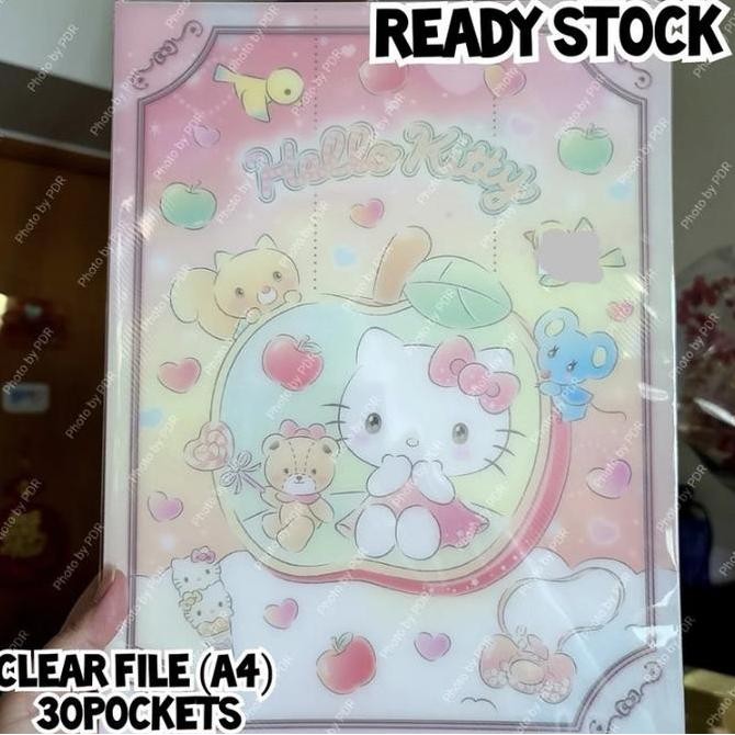 

TERLARIS - Map Folder A4 Sanrio Original 30 pockets Hello Kitty