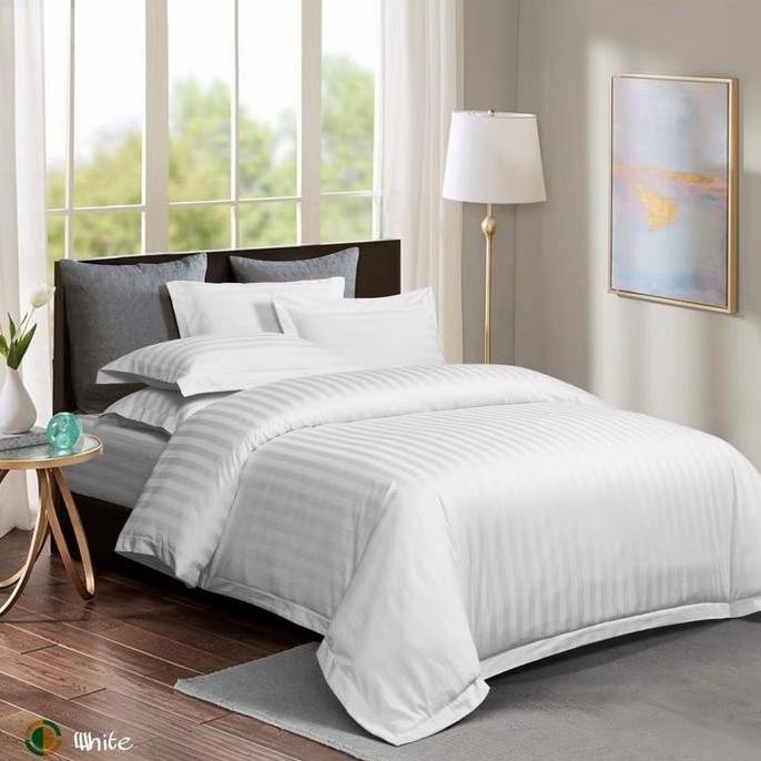 SPREI HOTEL FITTED FULL KATUN DOBBY TC 300