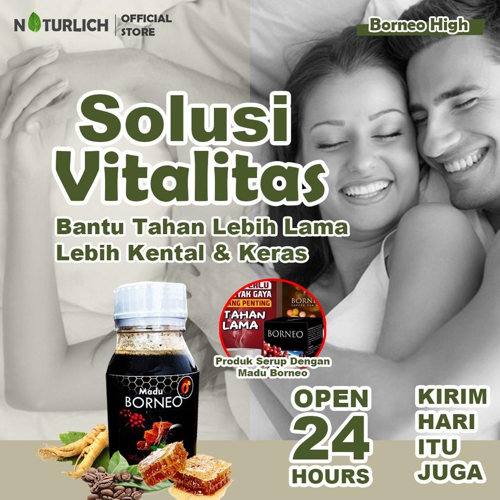 Madu Borneo Harum Kopi Plus Ginseng Untuk Vitalitas Dan Kesehatan Pria DiM