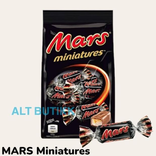 

READY STOCK MARS MINIATURES 220 gram | COKELAT MARS MINI | PRODUCT OF EUROPE