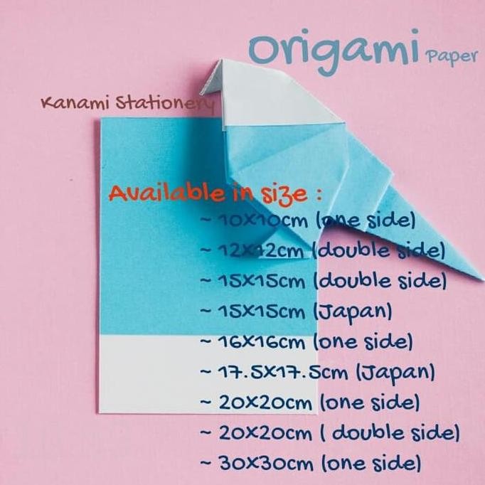 

new !!! Kertas Lipat Origami Paper Craft 16x16cm 50 Lbr - Asturo.