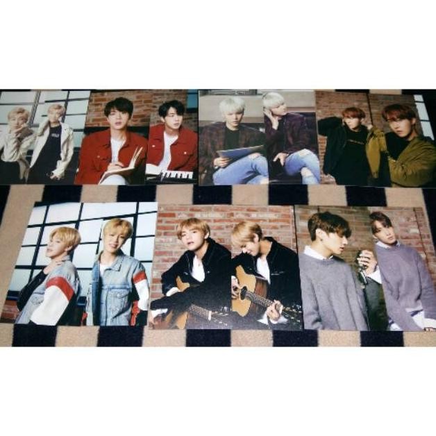 [RM / Jhope] BTS Postcard set - Official Merch from BTS x Mediheal Sheet Mask