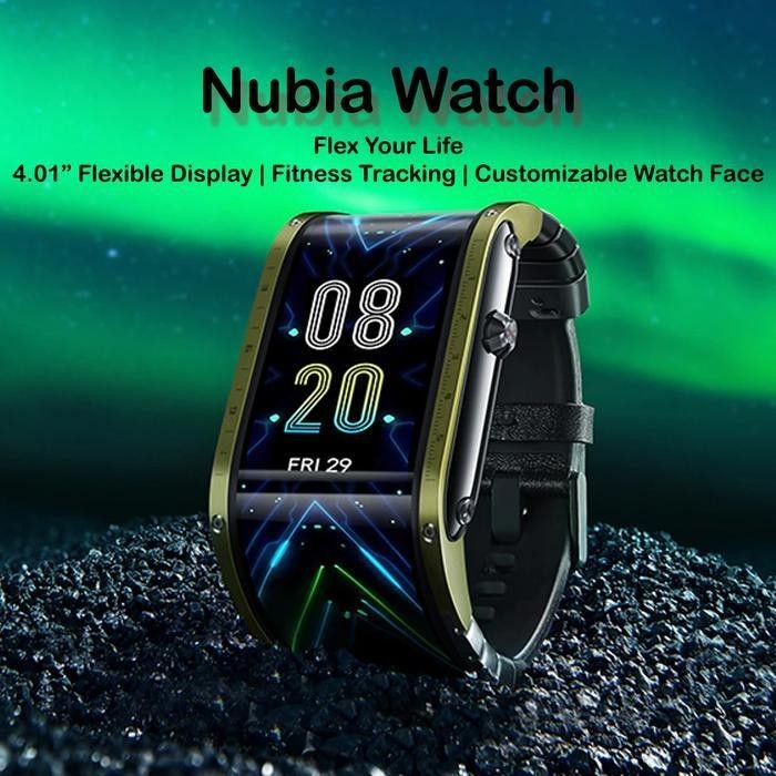 AT Nubia watch Smartwatch 4.01 Flexible AMOLED Display