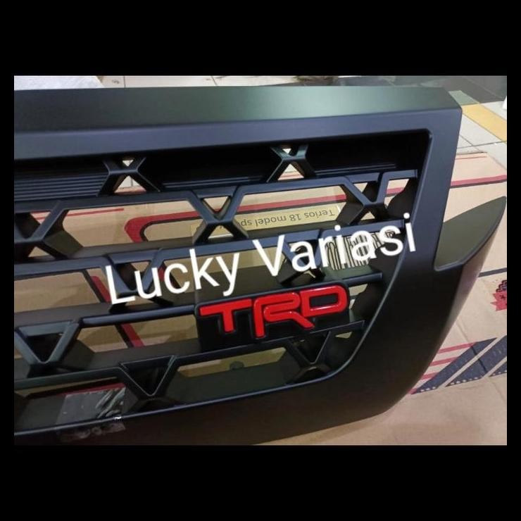 GRATIS ONGKIR GRILL DEPAN ALL NEW RUSH/TERIOS 2018-2021 SPORTY MODEL TRD HITAM 