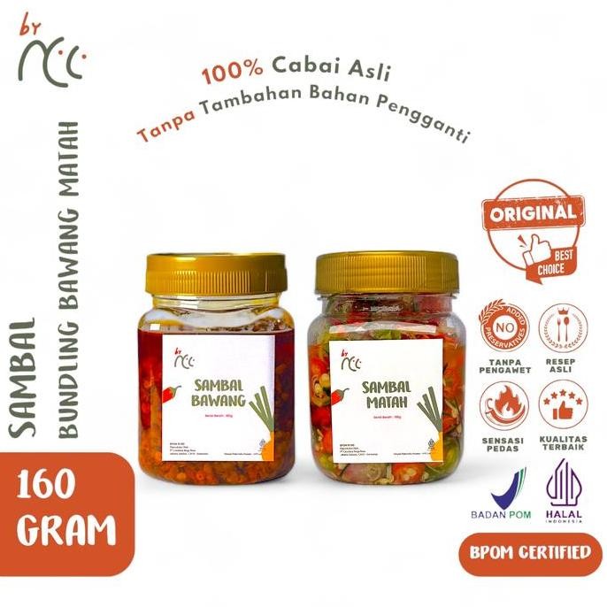 

By NCC Bundling Sambal Bawang dan Sambal Matah 160gr