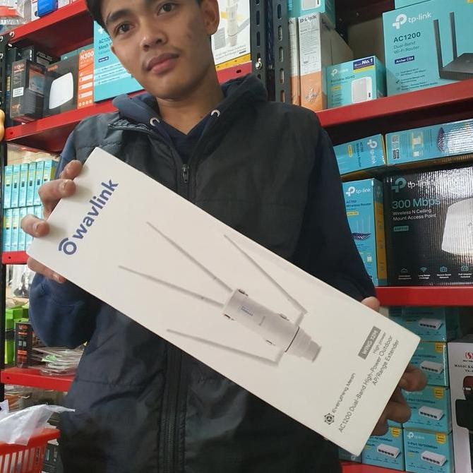 TERMURAH - Wavlink AC1200 DualBand High Power Outdoor Wireless AP Range