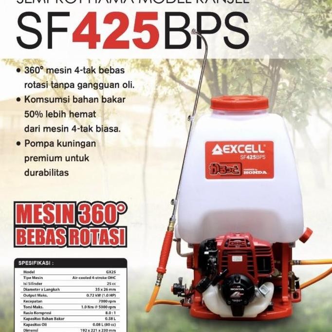 Mesin Alat Semprot Hama 4 tak HONDA EXCELL SF 425 BS / SF425BS BPS