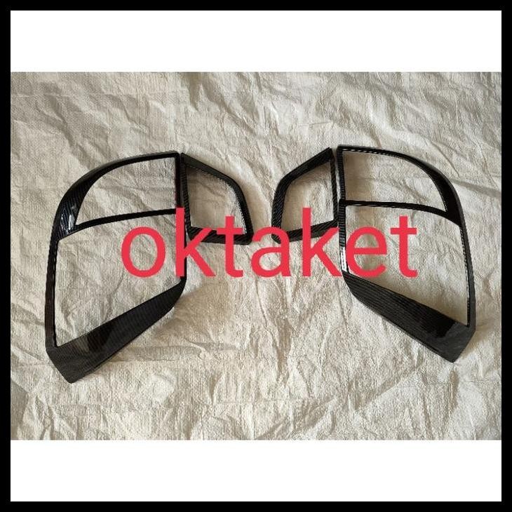 TERBARU GARNISH LAMPU BELAKANG NEW AGYA AYLA 2017 2020 2021 FULL CARBON 