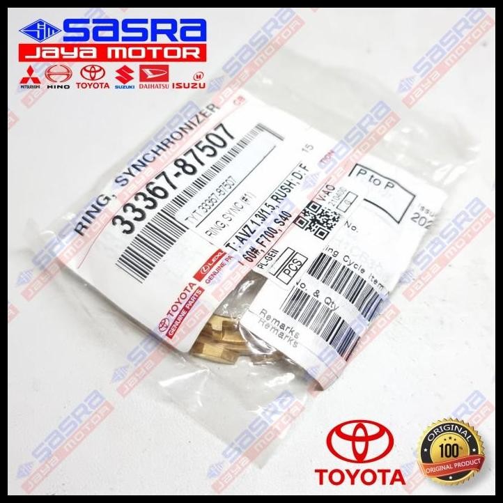 HOT DEAL RING SYNCHRONIZER #1 MT - AVANZA ALL|RUSH|GRANMAX - TOYOTA GENUINE ORI 