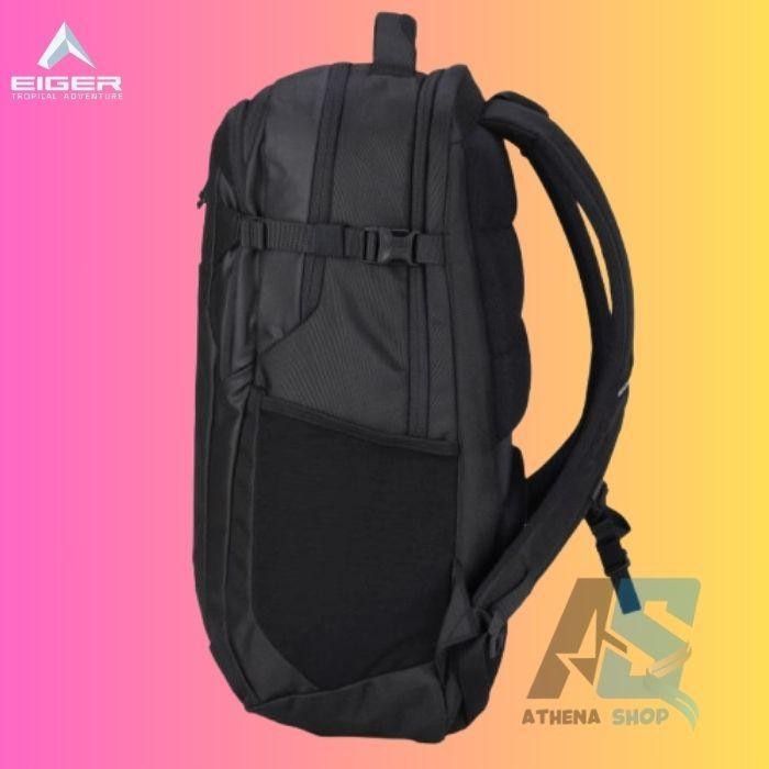 TS Tas Ransel Eiger Kanawa Commute 30 1.0 Laptop Backpack - Black Tas Ransel Pria