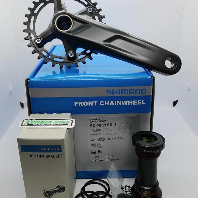 NEW crank shimano deore single m5100 + bb shimano