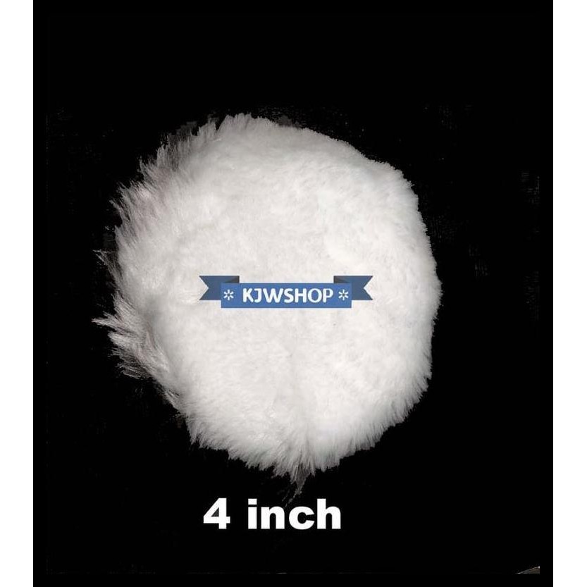 DISKON WOOL POLES MOBIL 4" WOOL POLISHING 4" BACKING VELCRO WOOL POLES 4 INCH VELCRO WOOL POLES UKUR