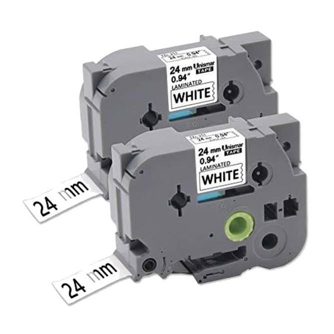 

Brother Label Cartridge Tape Tze-251 24Mm Black On White Tze251 Tze 251 New Stok