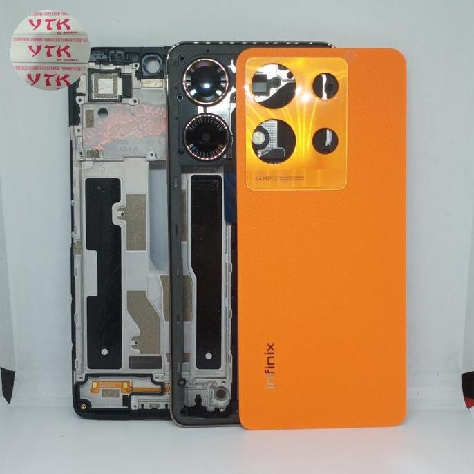 TERMURAH - Housing/casing/kesing fullset backdoor + frame bazzel samping + tatakan lcd infinix note 