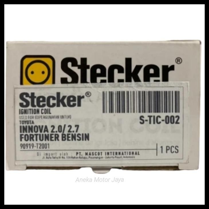 GRATIS ONGKIR COIL IGNITION KOIL TOYOTA INNOVA BENSIN FORTUNER BENSIN 2004-2015 ORIGINAL STECKER 
