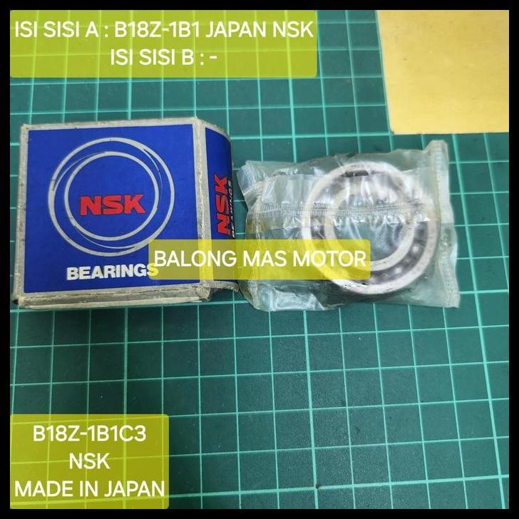 DISKON BEARING MOBIL LAKER B18Z-1B1C3 NSK MADE IN JAPAN ( B18Z-1B1 JAPAN NSK ) 1PC 
