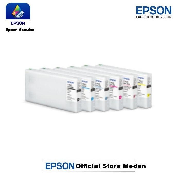 Tinta Catridge Epson Sl D700 Sl-D700 T782 T 782 T7821 - T7826 Original New Stok