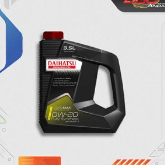 Daihatsu Genuine Oil 0W20 Api Sngf5 Fully Synthetic 3.5L