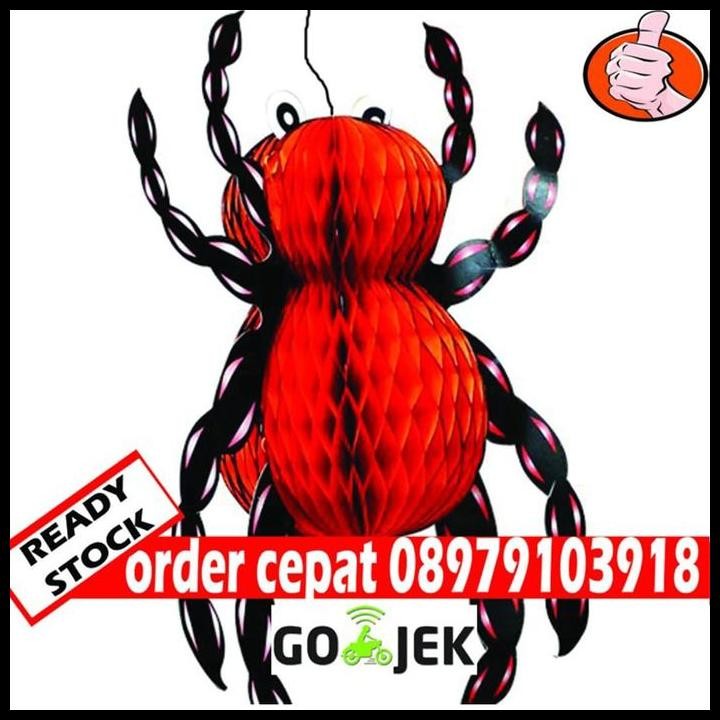 

jual dekorasi halloween laba-laba bagus gantungan laba-laba jakarta