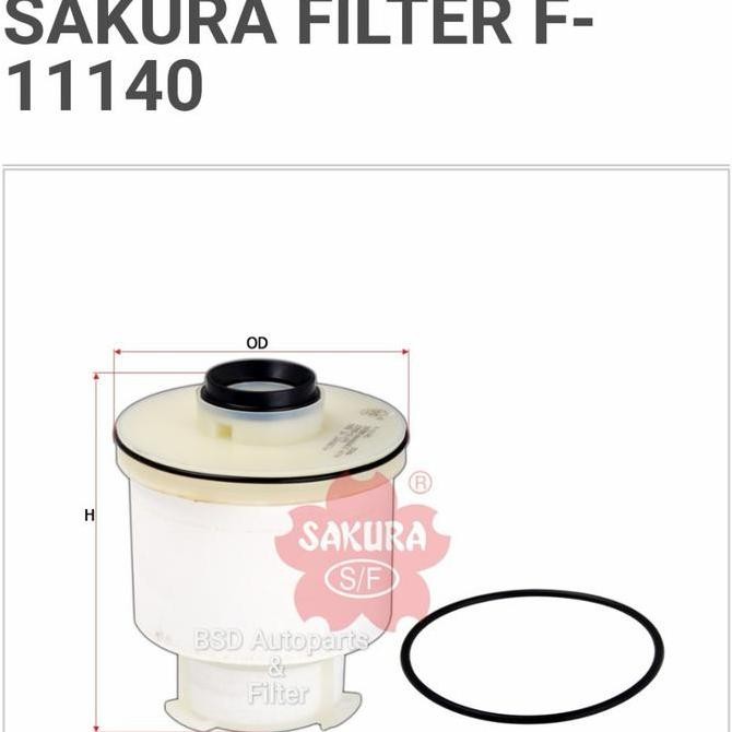 siap kirim filter solar bawah fortuner vrz innova reborn hilux revo f power original