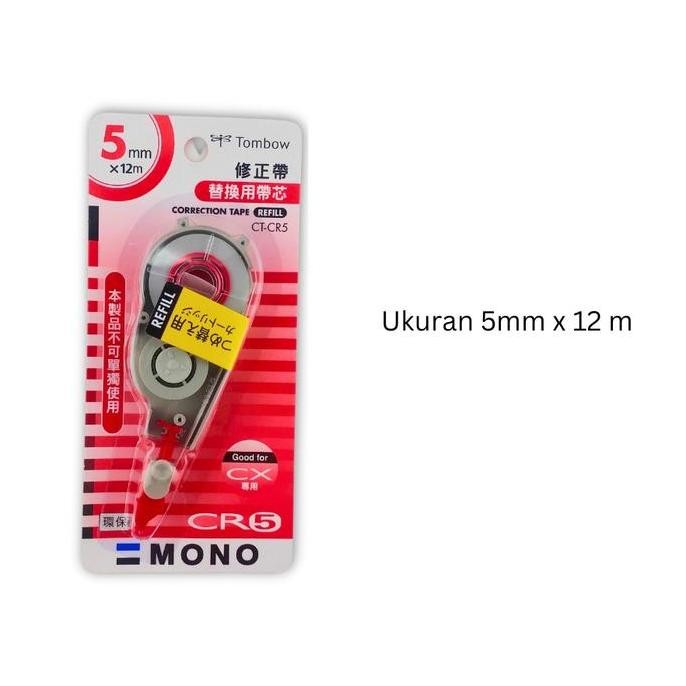 

Tombow Correction Tape Refill Mono CR 4.2mm / 5mm / 6mm x 12m - Tipex Pita Kertas JS