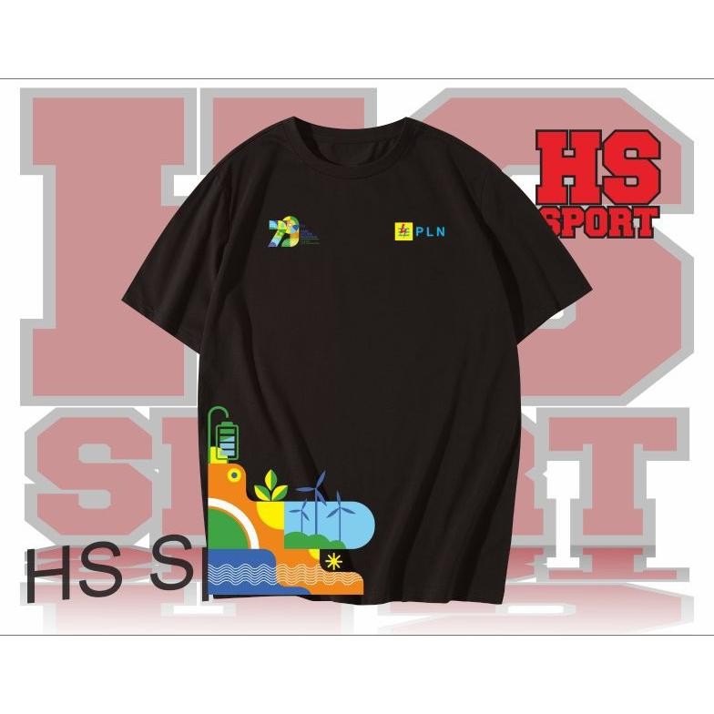 Or42 Kaos Pln -  Baju Pln Ultah Ke 79 Thn Bumn Hari Listrik Nasional Pintar - Kaos Pln 79Th