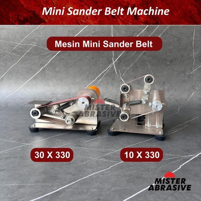 Mesin Amplas Belt 10X330 30X330 Mm Electric Mini Sanding Machine Multifunctional Sander Grinder Orig