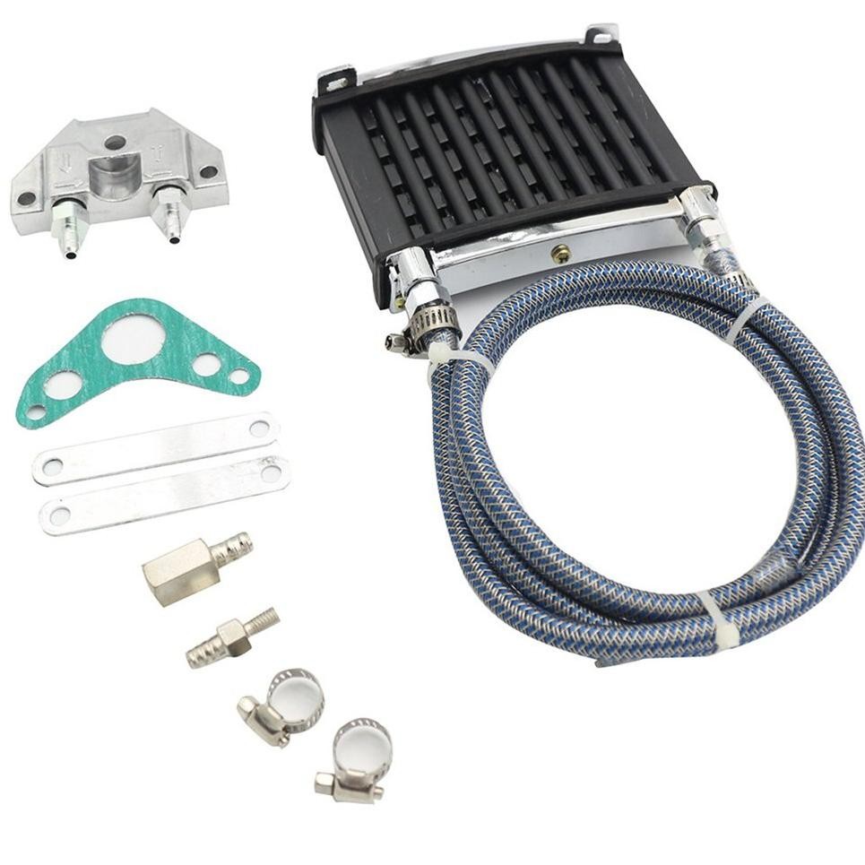 Best Seller Oil Cooler Alat Filtrasi Penggantian Sepeda Motor Universal Mesin Radiator Aluminium Pen