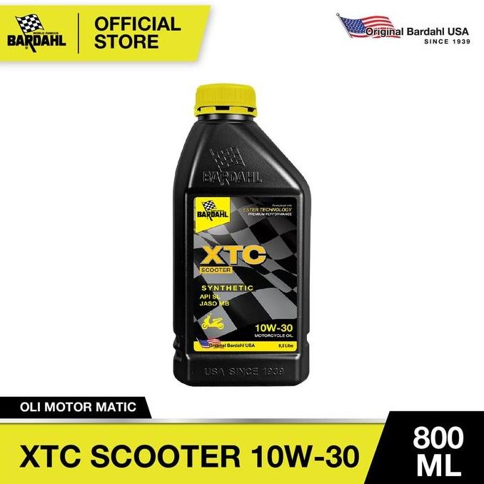 SALE OLI SEPEDA MOTOR BARDAHL XTC SCOOTER 10W-30 SYNTHETIC ESTER FULL SYNTHETIC