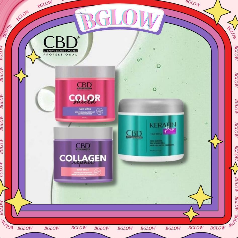Cbd Hair Mask Masker Rambut Gr Pro Color Collagen Masker Rambut Rambut Kusut Kasar Freezy Lembut Wan