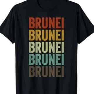 Zai-2530 Baju Brunei Darussalam - Kaos Brunei Darussalam - Souvenir Brunei Darussalam - Oleh Oleh Br