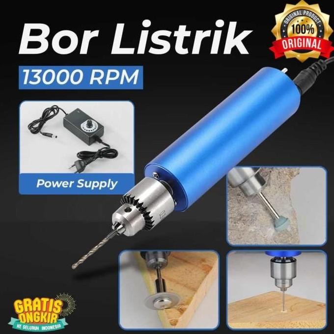 mini bor listrik dc adjustable speed mesin bor pcb ukir dan grind serbaguna berkualitas