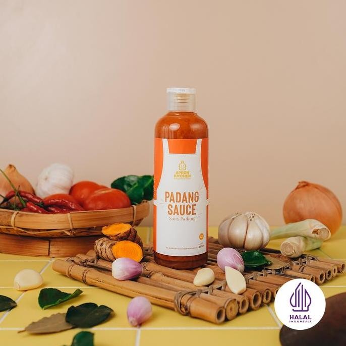 

Apron Kitchen Saus Padang Pedas Bumbu Masak Seafood Indonesia 250ml Spicy Makanan LJ
