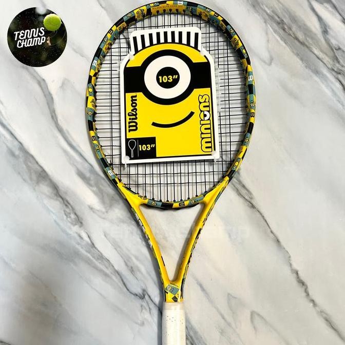 Terlaris Raket Tenis Wilson Minion 103/Tennis Racket Wilson Original 2024 Yello Best seller