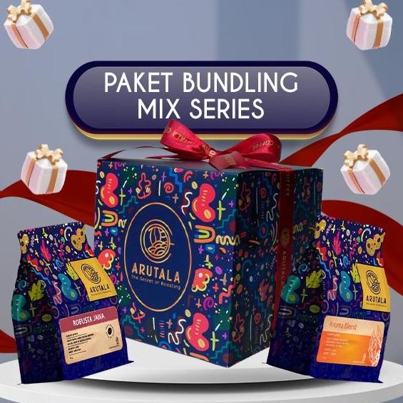 

READY ARUTALA PAKET BUNDLING KOPI ARABIKA 5 VARIAN X 100GR - MIX SERIES PREMIUM