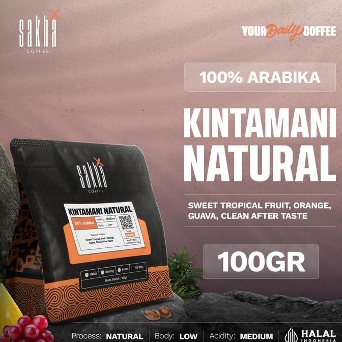 

READY BIJI KOPI ARABIKA BALI KINTAMANI NATURAL 100GR PREMIUM COFFEE BEANS