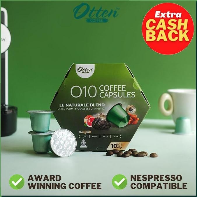 

READY KAPSUL KOPI O10 ARABICA LE NATURALE - COMPATIBLE NESPRESSO CAPSULE