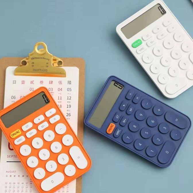 

kalkulator mini 12 digit candy color portable sekolah & kantor berkualitas