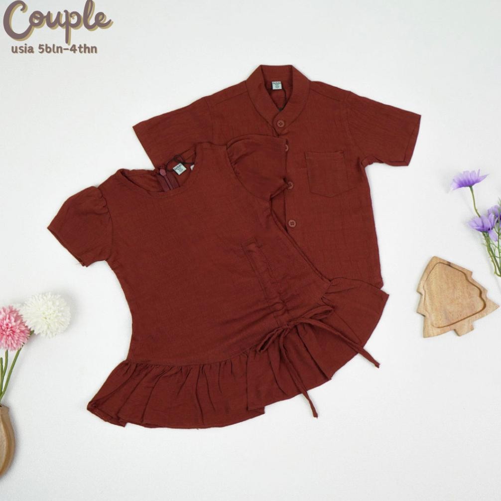 1-5 TAHUN BAJU ANAK PEREMPUAN | bAJU ANAK LAKI-LAKI  Kemeja & Dres Couple Kelvin kids