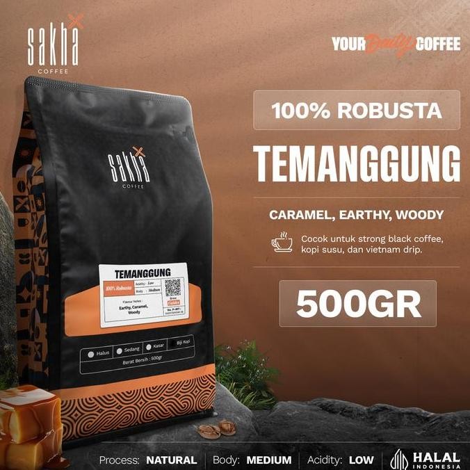 

READY KOPI ROBUSTA TEMANGGUNG 500GR | ROAST BEAN ESPRESSO BIJI/BUBUK